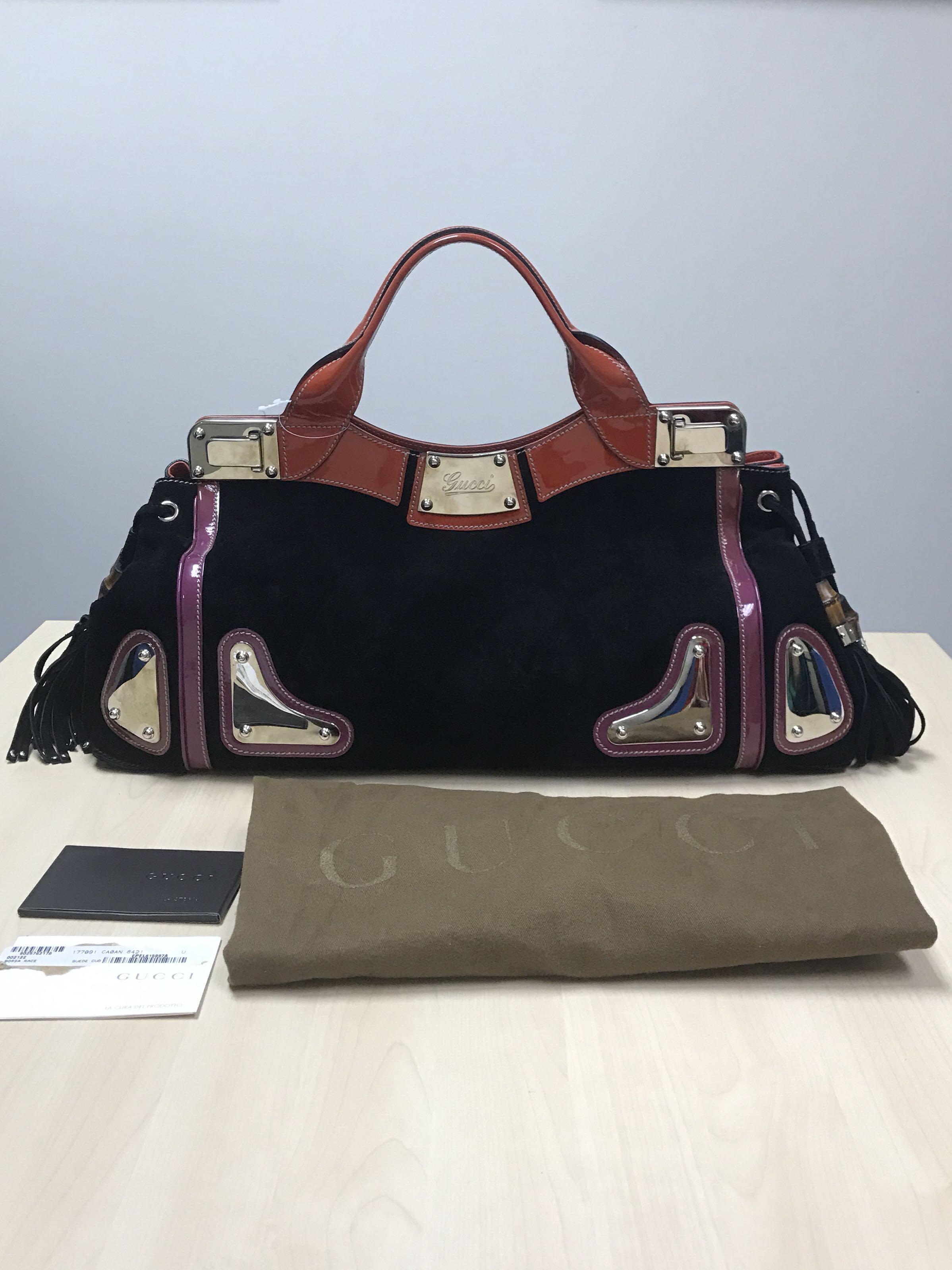 gucci patent bag