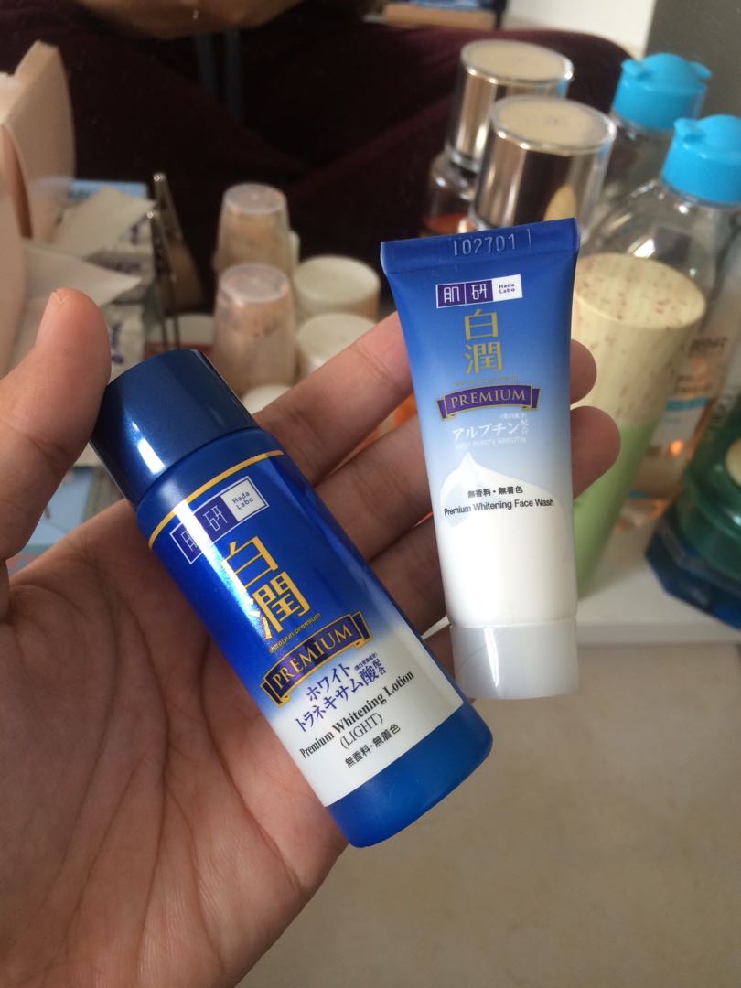 Hada Labo Premium Whitening Trial Pack Health Beauty Skin Bath Body On Carousell
