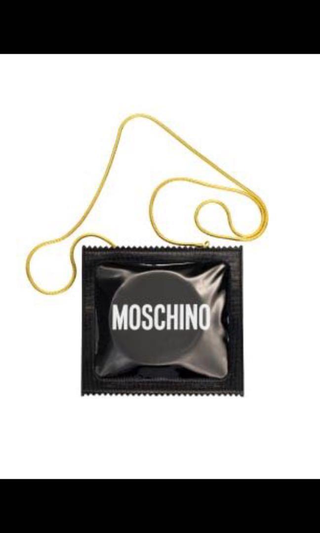 Moschino discount condom bag