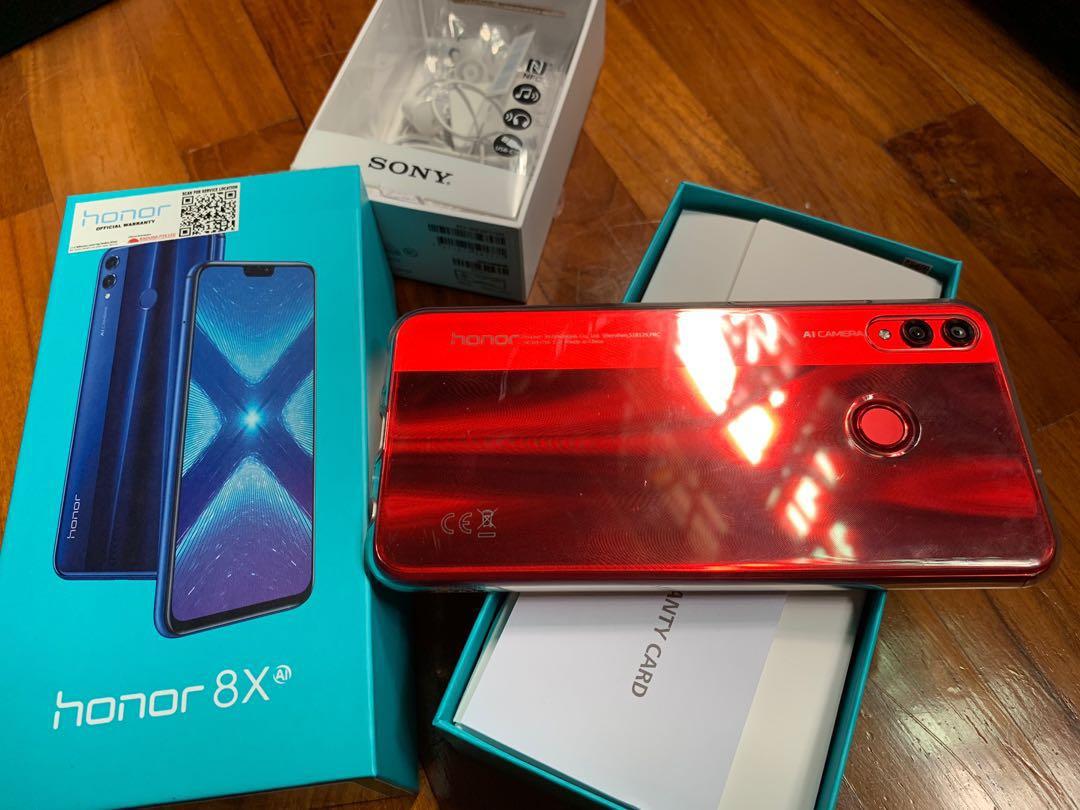 Honor 8x Android Handphone Hp Red Mobile Phones Tablets Android Phones Others On Carousell