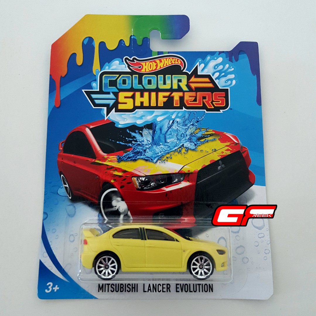 HOT WHEELS MITSUBISHI LANCER EVOLUTION COLOUR SHIFTERS, Hobbies & Toys ...