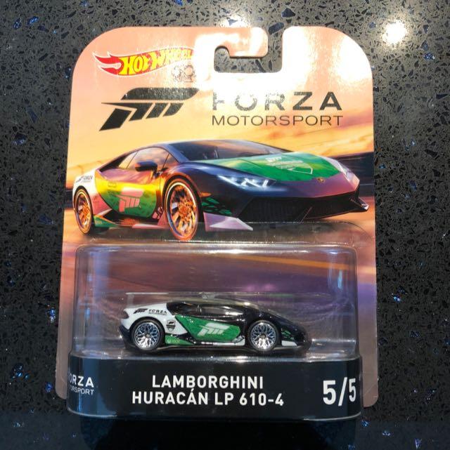 Hotwheels Forza Retro 2018 Lamborghini Huracan Hobbies Toys