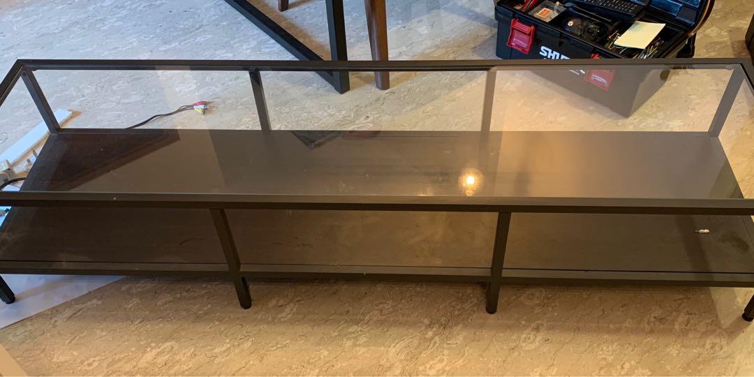 Ikea glass top TV consoles Free, Furniture & Home Living, Furniture