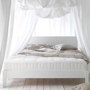 Ikea Hyllestad Ranjang Spring Bed Kasur Putih Perabotan Rumah Di Carousell