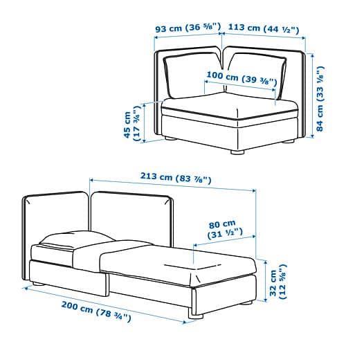 Ikea Vallentuna Sofa Bed Furniture Sofas On Carousell