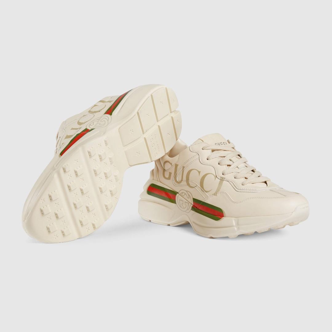 rhyton gucci leather sneaker