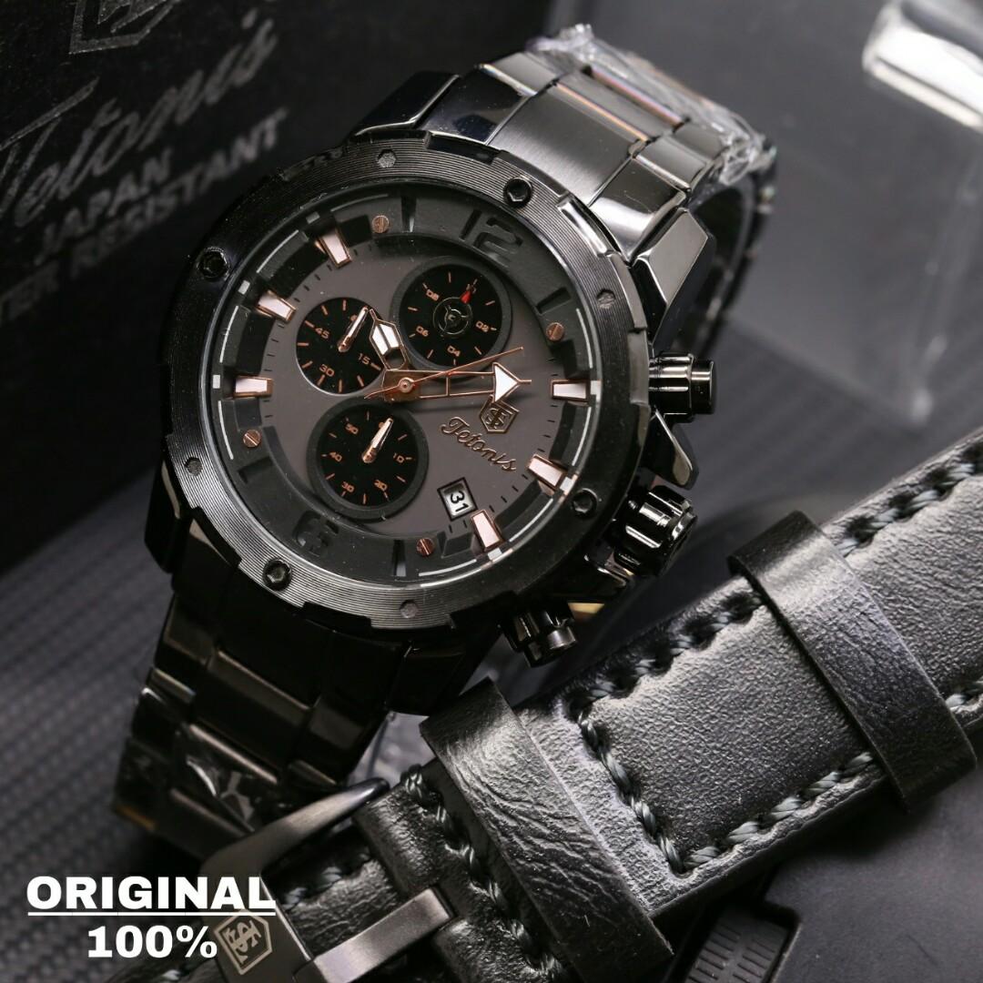 Jam Tetonis Original Fesyen Pria Jam Tangan Di Carousell