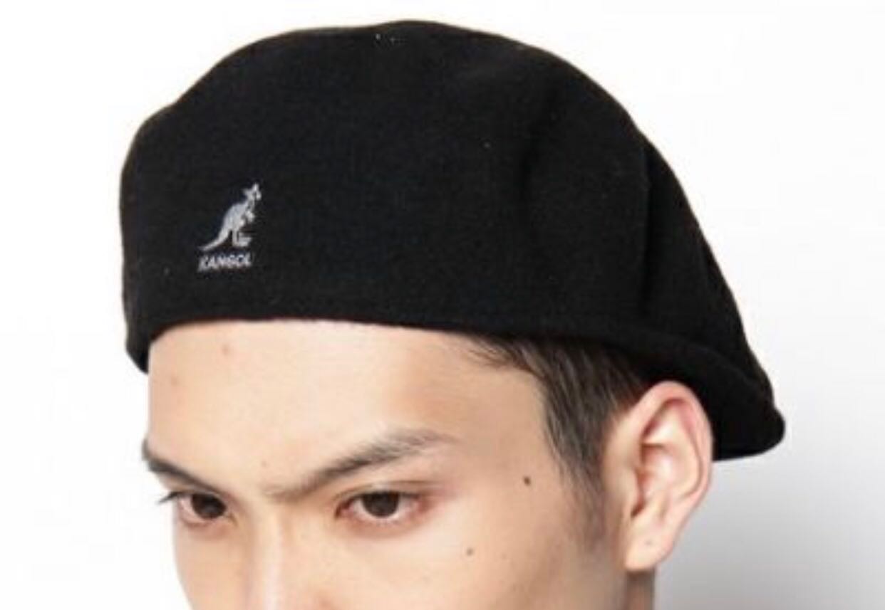 Kangol wool 504 black, 男裝, 男裝配飾