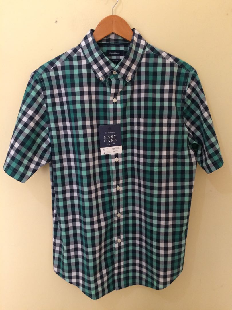 Croft \u0026 Barrow Men Woven Shirt Original 
