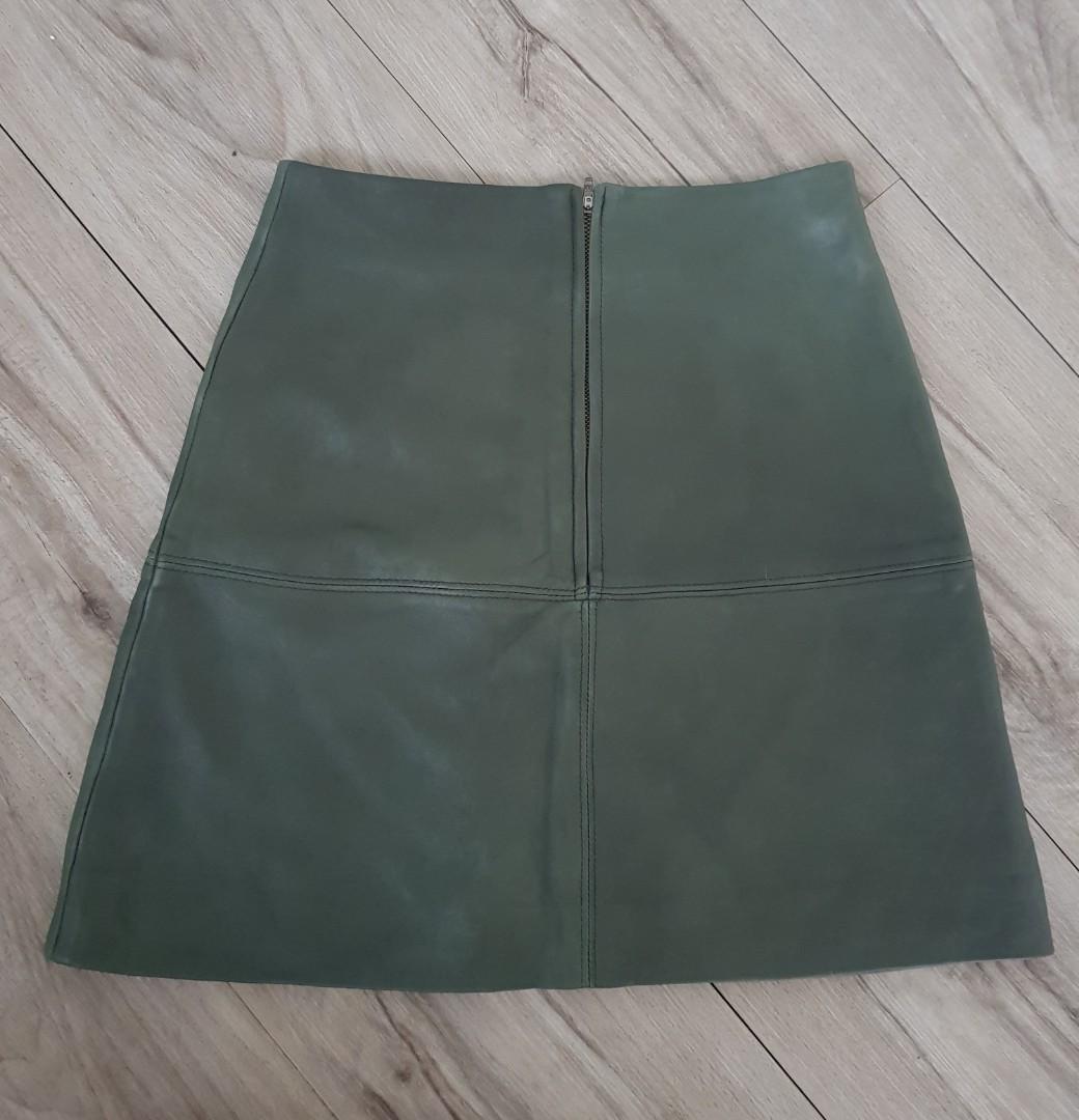Kookai New Jersey Leather Skirt in 
