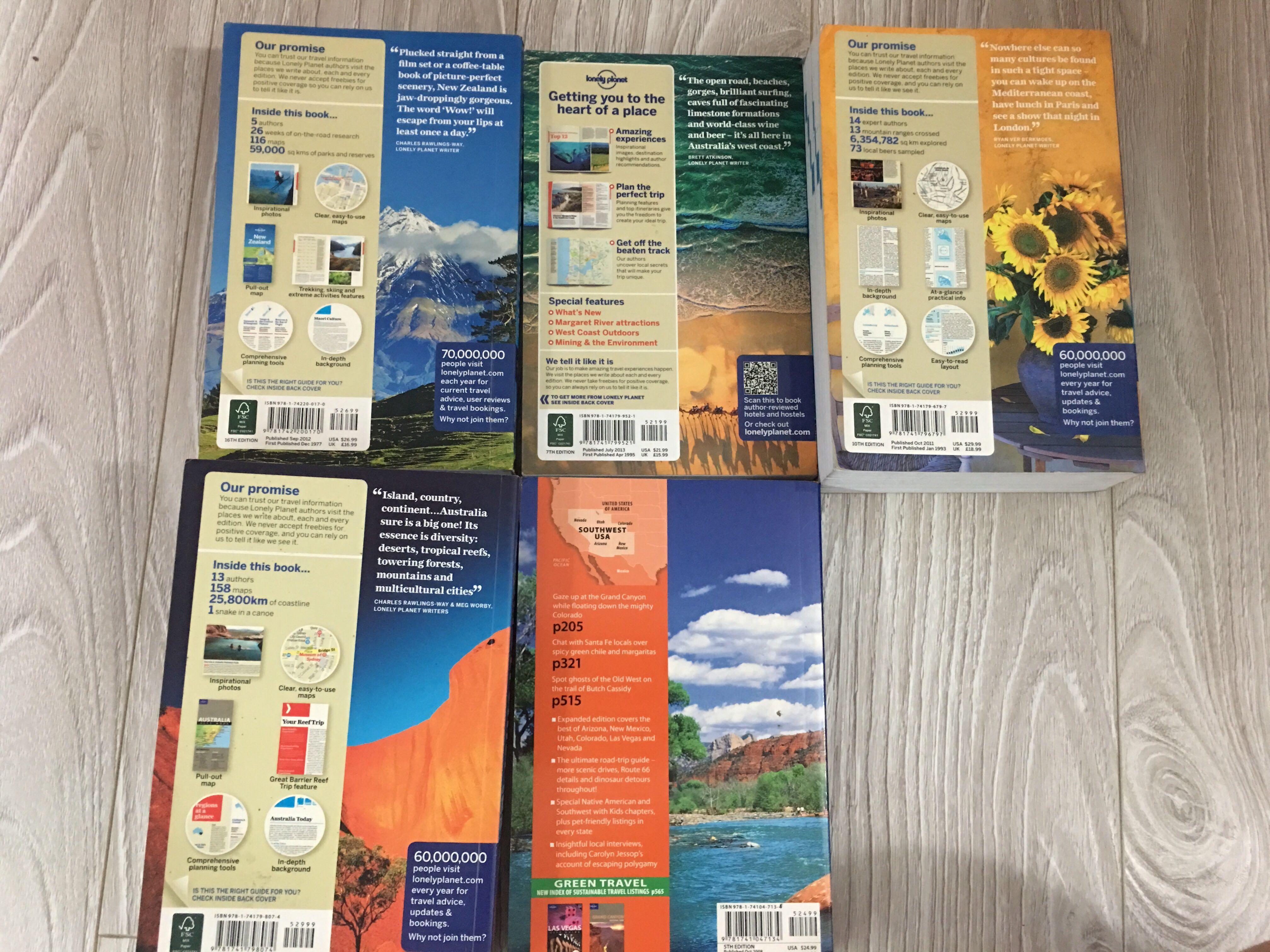 Lonely Planet Book New Zealand Perth And West Coast - 