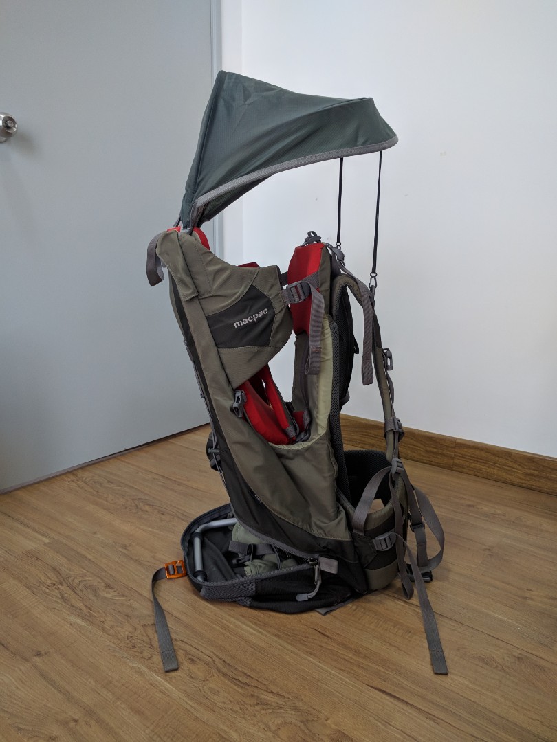 Macpac baby backpack carrier 17kg, Babies & Kids, Going Out, Carriers & Slings on Carousell