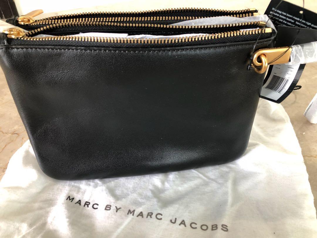 Marc by Marc Jacobs Double Percy Leather Crossbody Bag Luxury