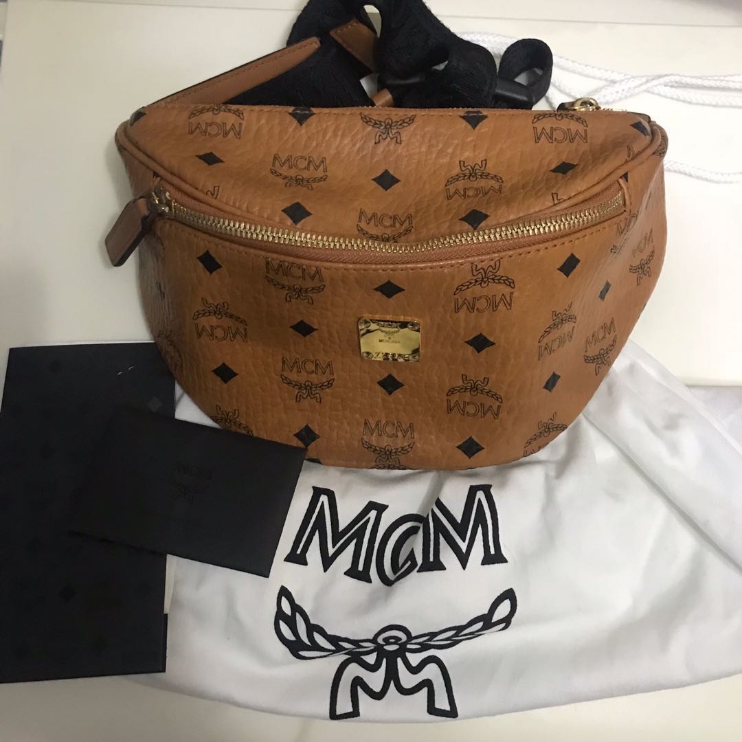 Mcm sling pouch shop