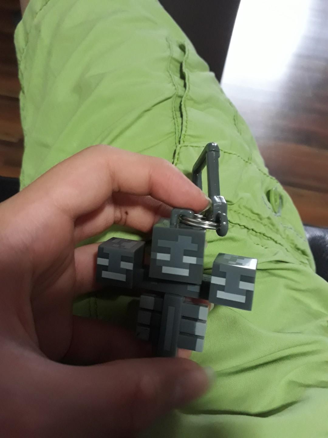 Minecraft keychains (Category: Western Merchandise) located in Singapore. Submitted by oyk12345 (Listing ID 200072737, Image 2). Description: Barely even played with all for $4.00 Except gor polar bear zombie horse and wither. These 3 are $10.00 as they are brand new..