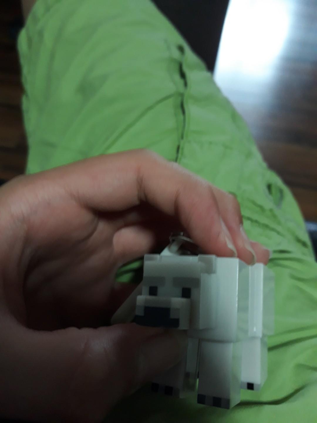 Minecraft keychains (Category: Western Merchandise) located in Singapore. Submitted by oyk12345 (Listing ID 200072737, Image 4). Description: Barely even played with all for $4.00 Except gor polar bear zombie horse and wither. These 3 are $10.00 as they are brand new..