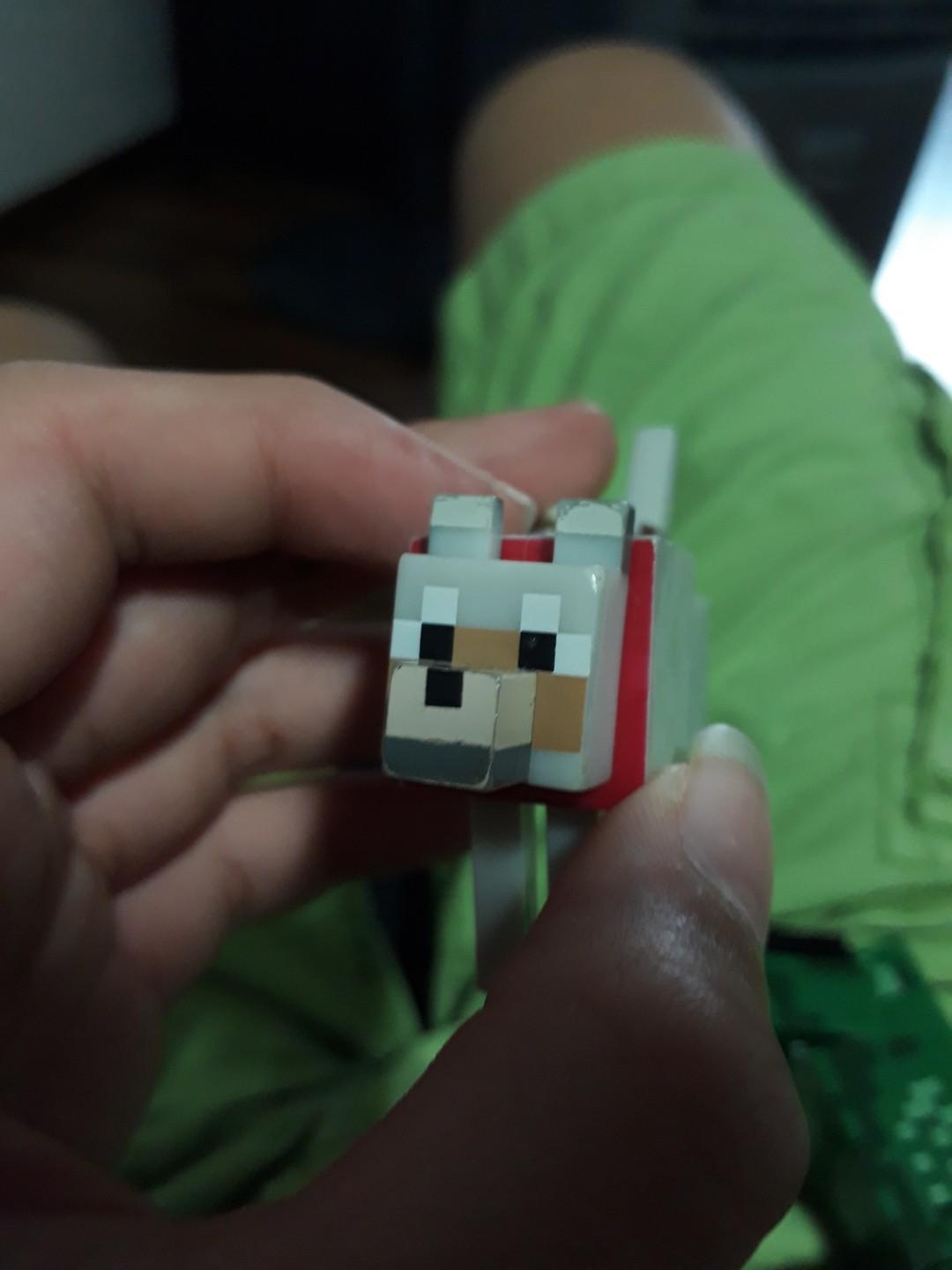 Minecraft keychains (Category: Western Merchandise) located in Singapore. Submitted by oyk12345 (Listing ID 200072737, Image 7). Description: Barely even played with all for $4.00 Except gor polar bear zombie horse and wither. These 3 are $10.00 as they are brand new..