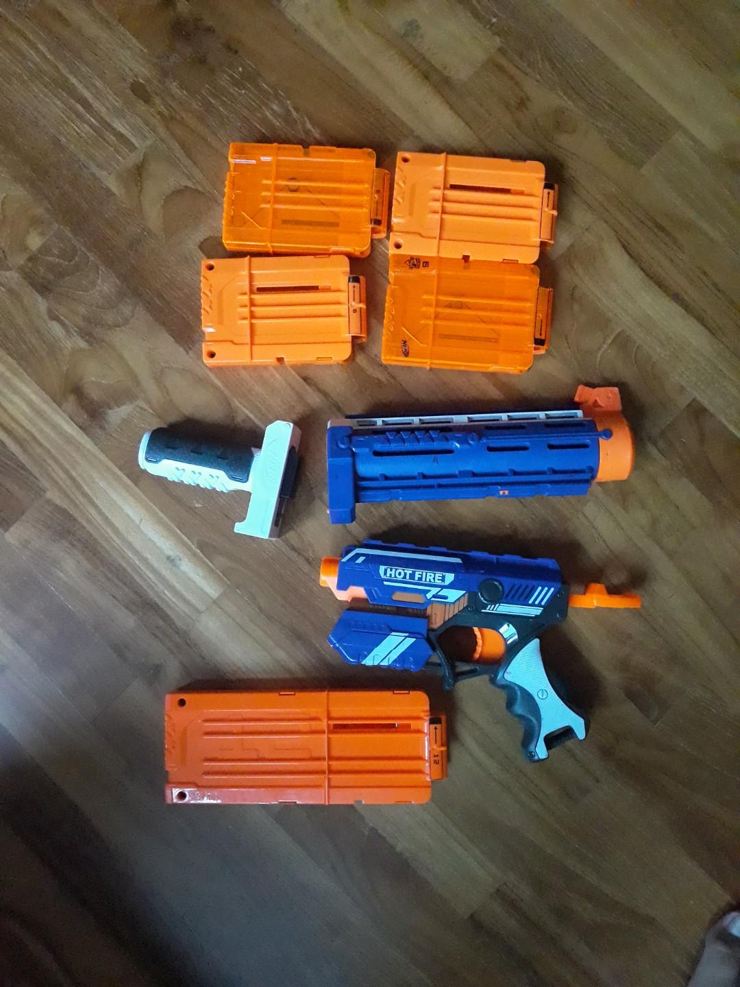 Nerf mags, guns and attachments, Hobbies & Toys, Toys & Games on Carousell