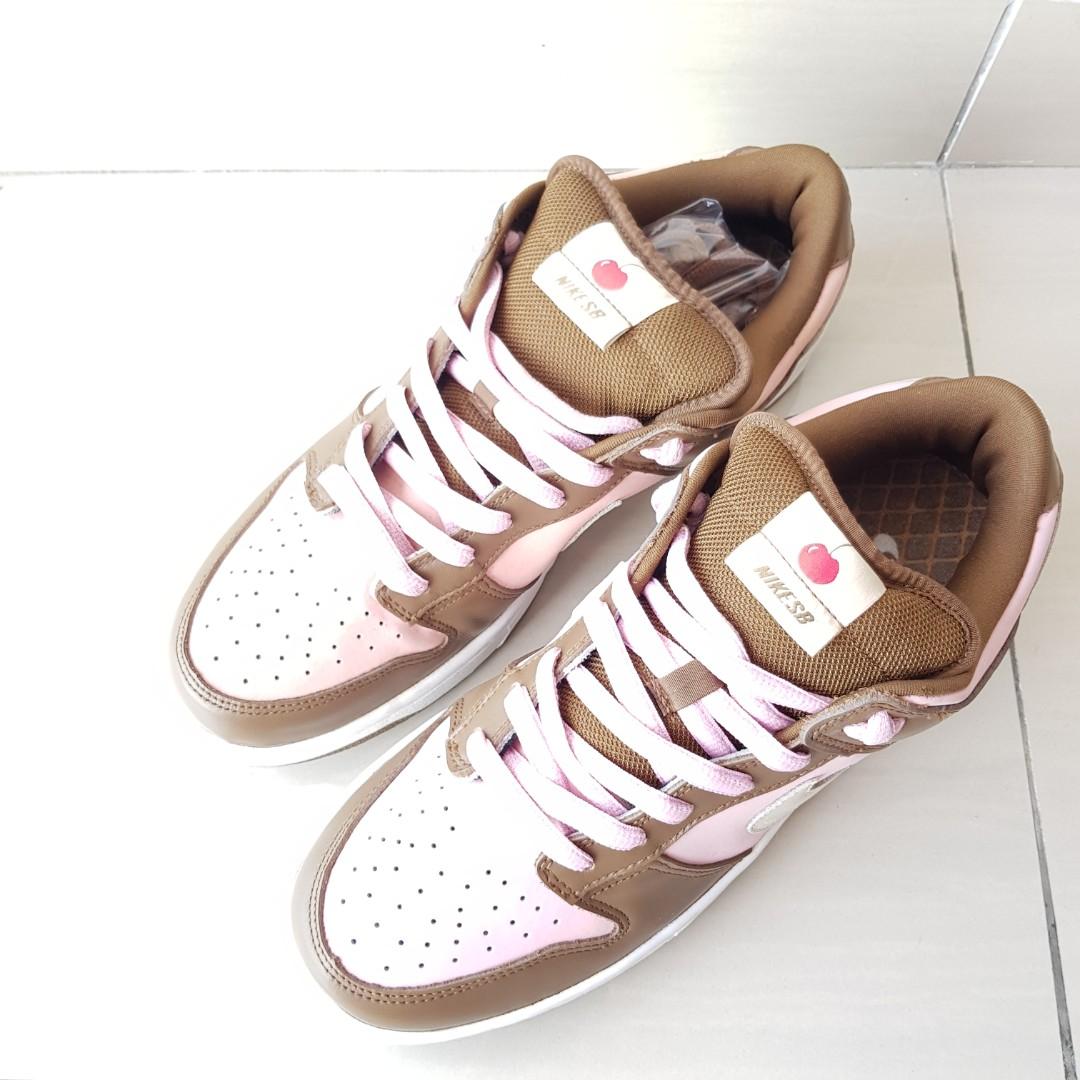 nike dunk low pro sb stussy cherry us11 uk10 eu45 Men s Fashion Footwear Sneakers on Carousell