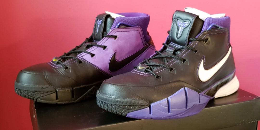 kobe 1 protro black purple
