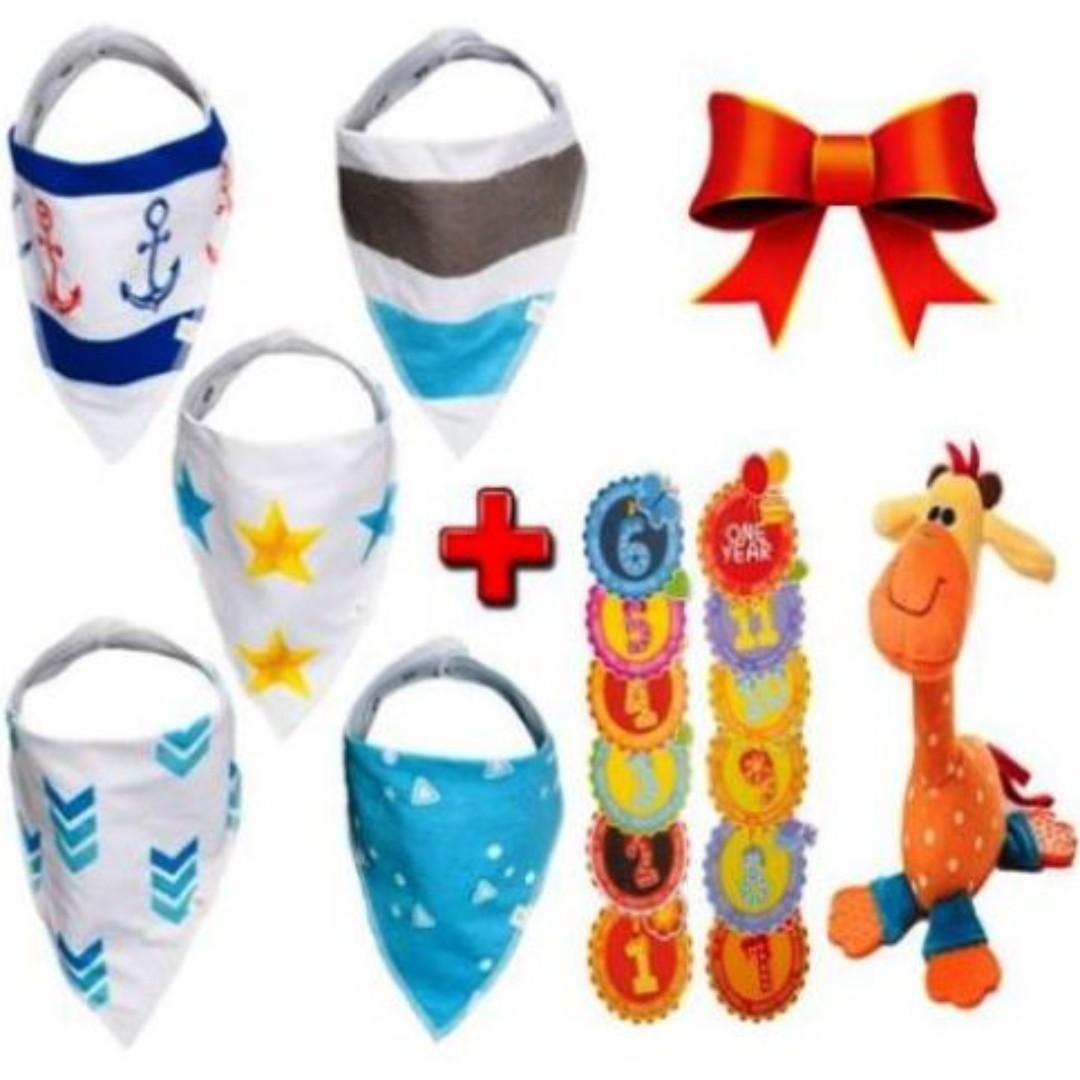bandana drool bibs