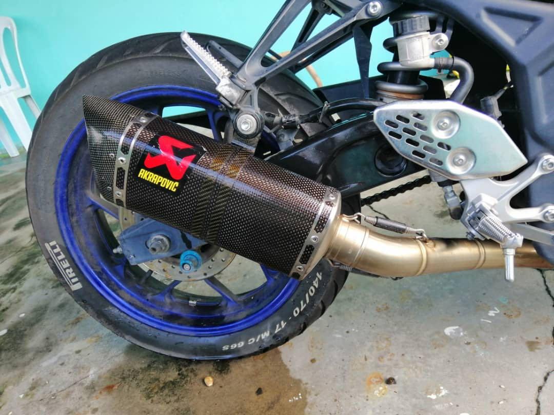 Yamaha r25 akrapovic discount