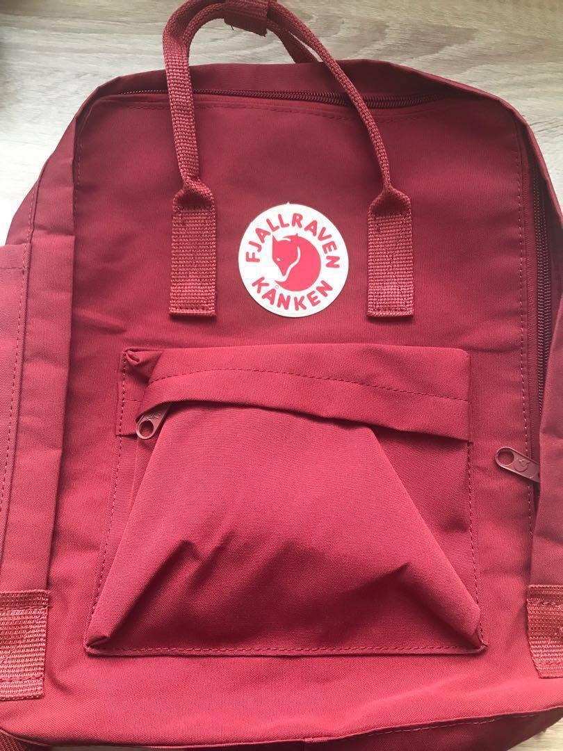 Ox Red Kanken Backpack, Women's Fashion, Bags & Wallets, Backpacks on