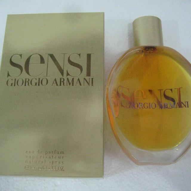 Perfume giorgio armani sensi original with box, Kesehatan & Kecantikan ...