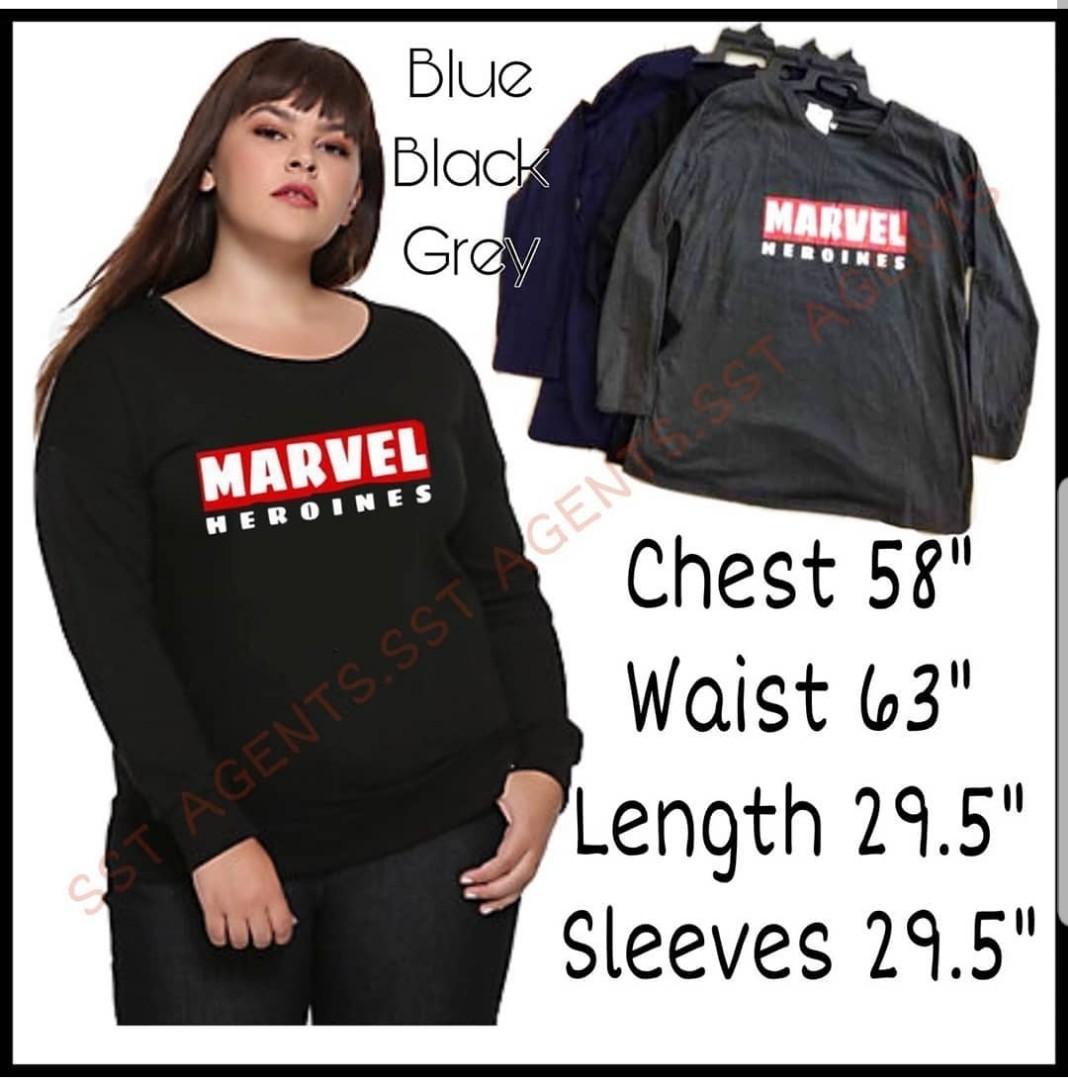 plus size womens superhero t shirts