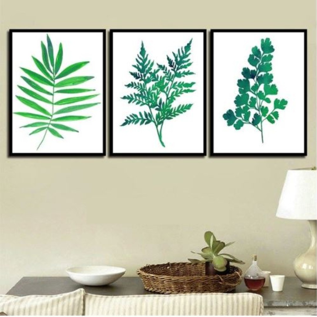 Po Greenery Nature Plants Nordic Art 2 Furniture Home