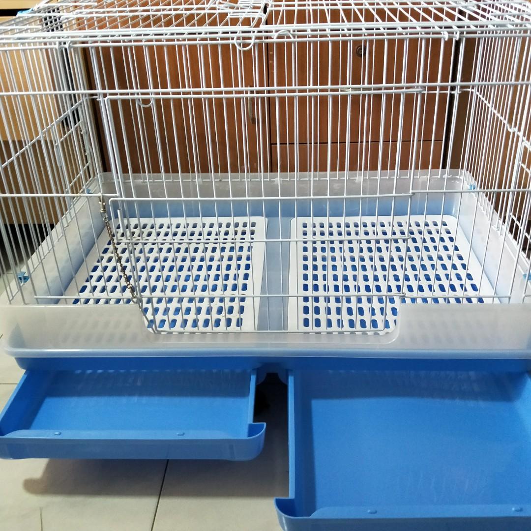 Rabbit cage with pull out tray 2025