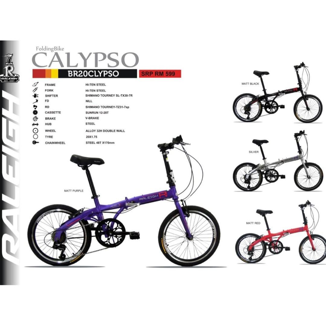 Raleigh calypso folding sales bike
