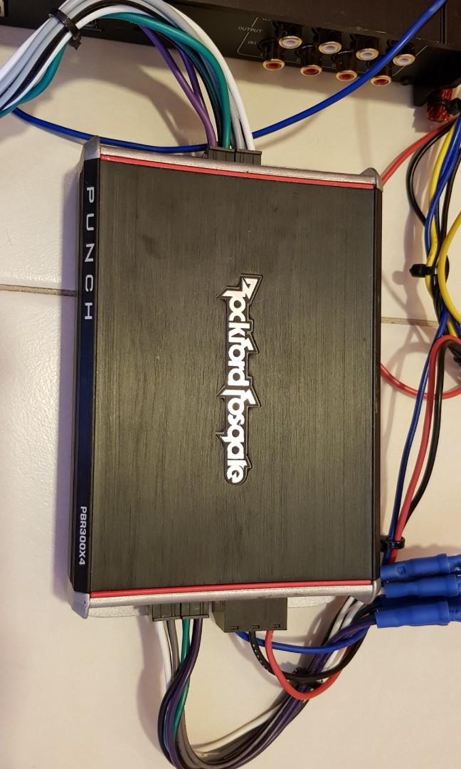 Rockford fosgate PUNCH amplifier PBR300X4, Car Accessories, Accessories