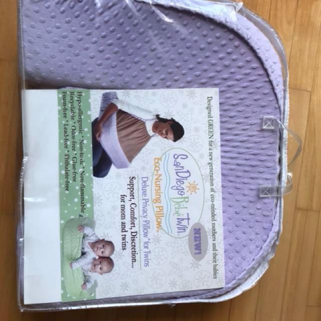 San Diego Bebe Twin Eco Nursing Pillow Babies Kids Nursing