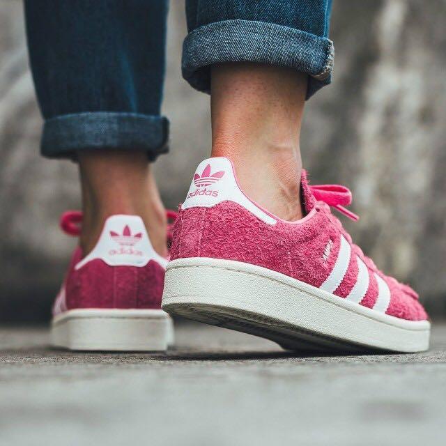 adidas campus pink suede