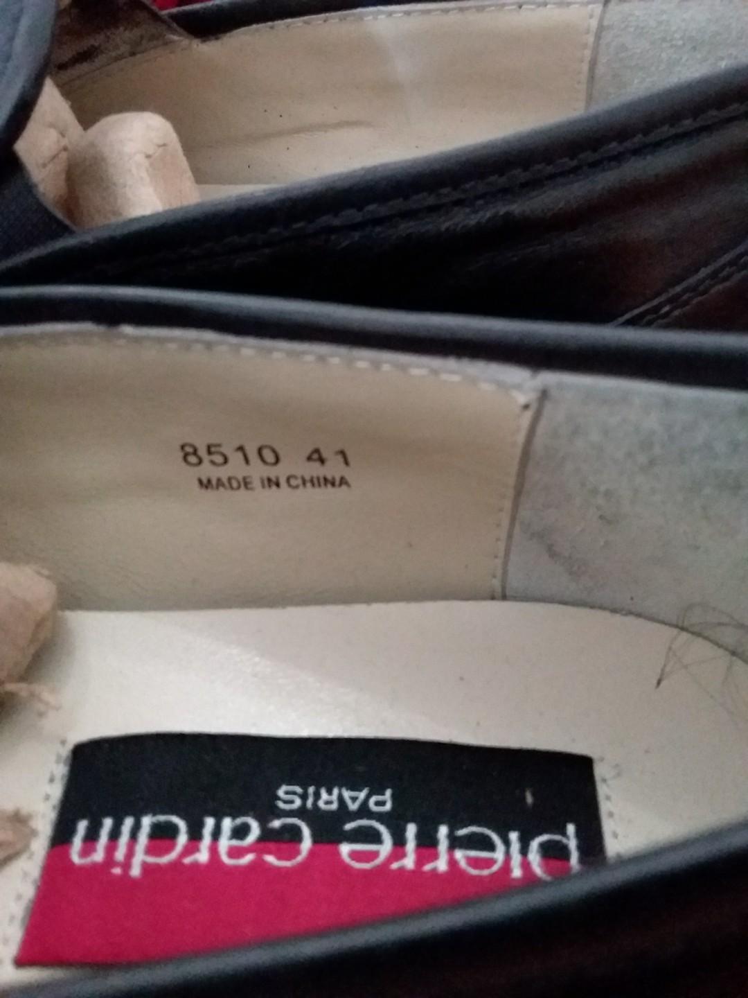 Sepatu Pierre Cardin Original Size 41 Fesyen Pria Sepatu Sepatu Formal Di Carousell