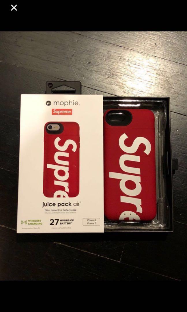 Supreme mophie iphone 8 juice pack air online