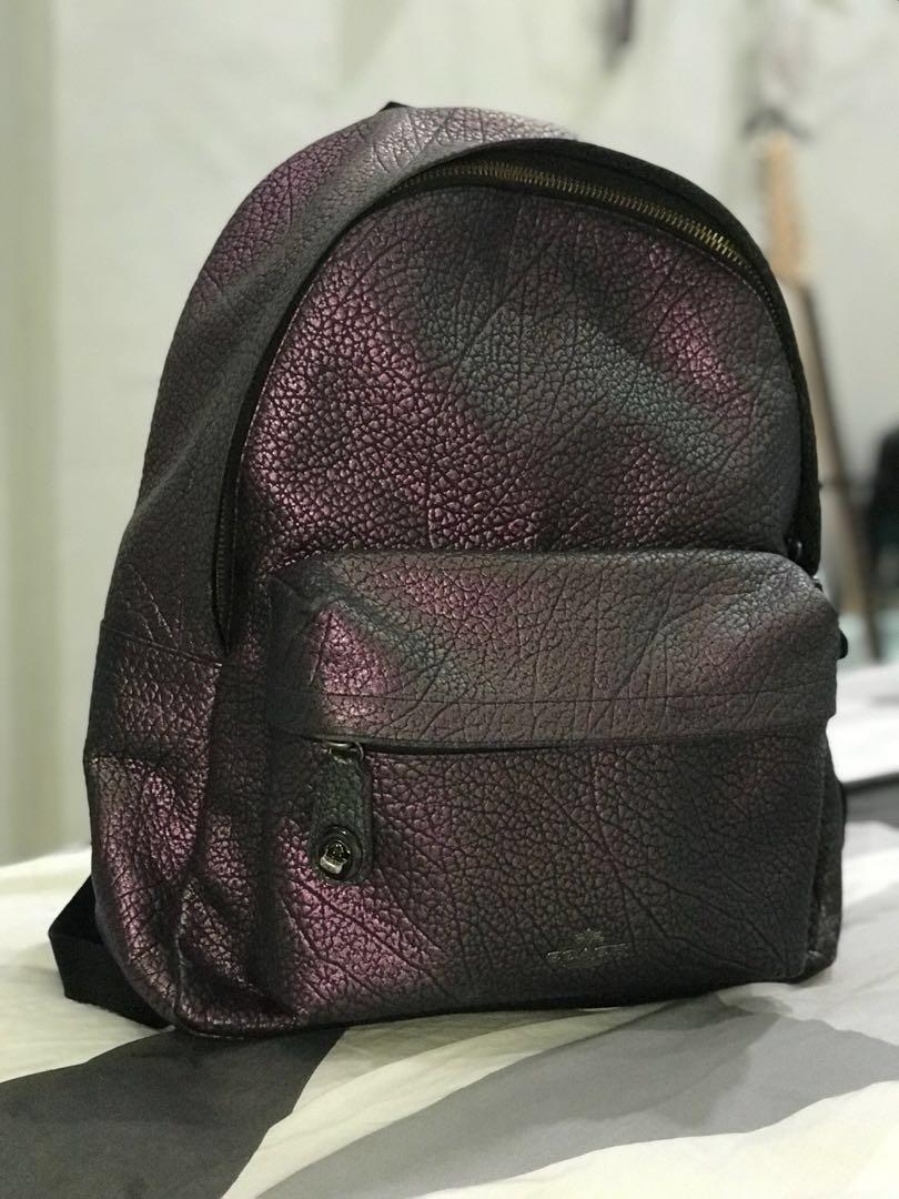 Coach sales hologram backpack