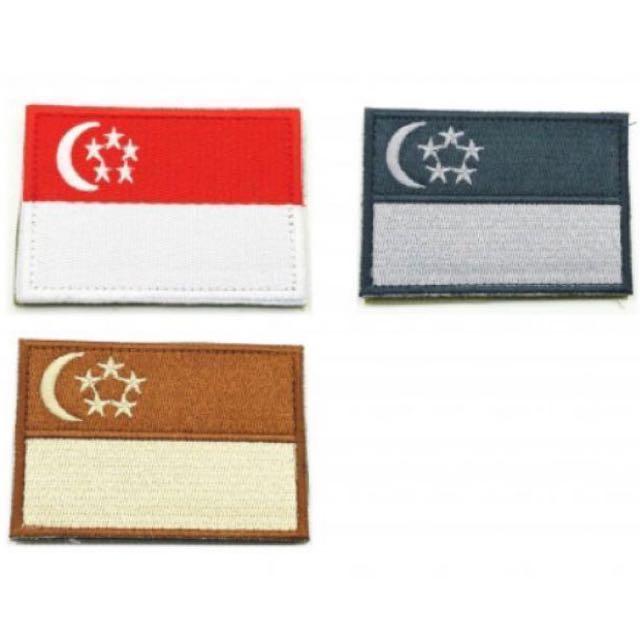 Singapore Morale Patch (Embroidery) 1525, Hobbies & Toys, Stationery