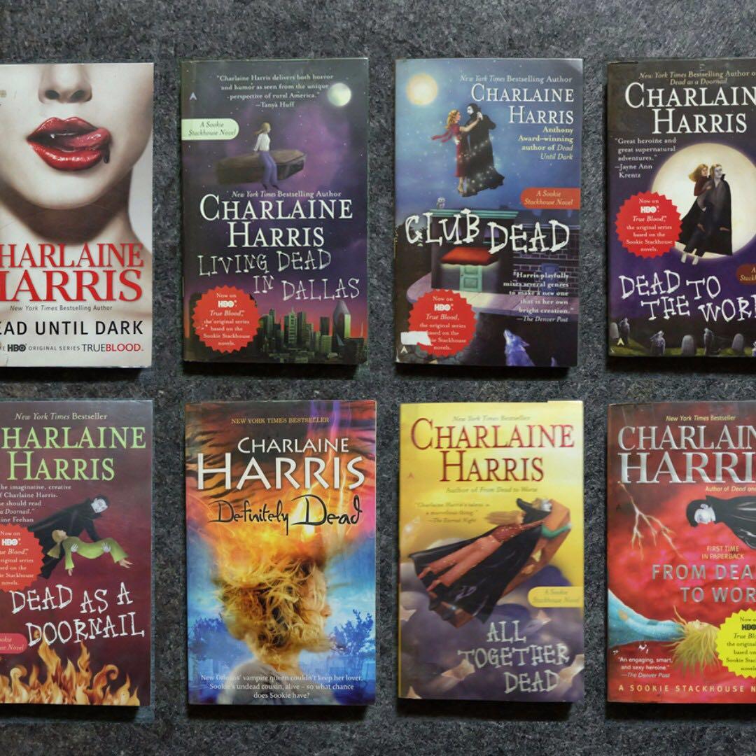 True Blood Series Sookie Stackhouse 1 To 8 By Charlaine Harris Books Books On Carousell