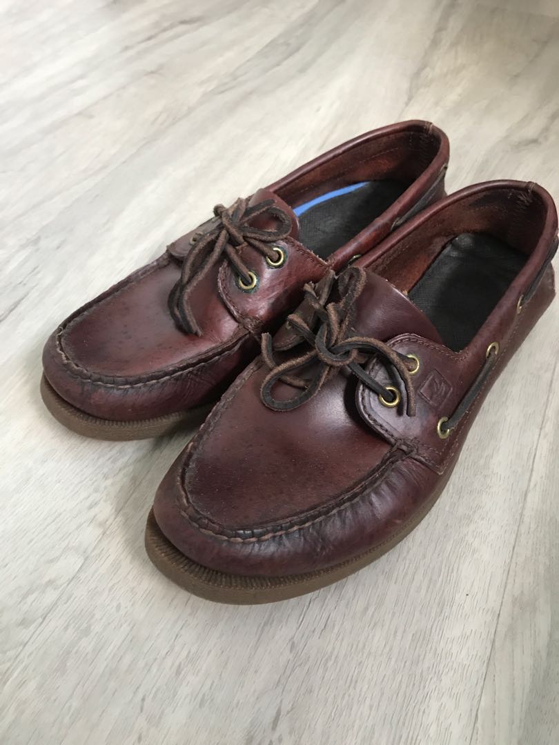 Used) Sperry Boat Shoes, Men's Fashion 