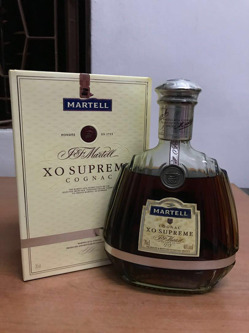Vintage** Martell XO Supreme Cognac, Food & Drinks
