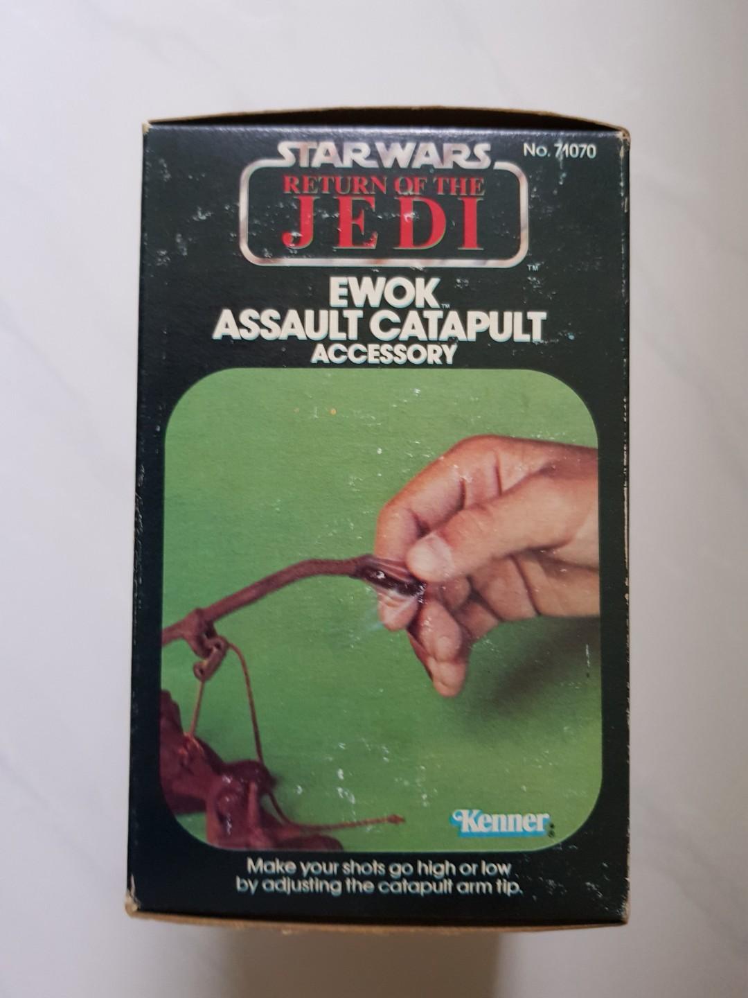 Vintage Star Wars ROTJ Ewok Assault Catapult boxed, Hobbies & Toys