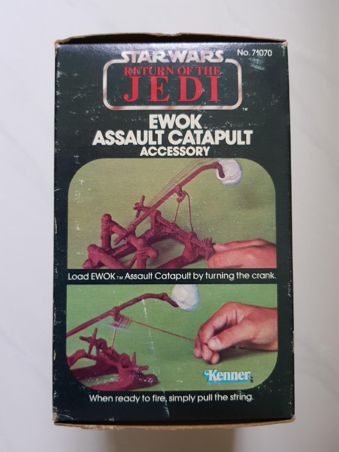 Vintage Star Wars ROTJ Ewok Assault Catapult boxed, Hobbies & Toys