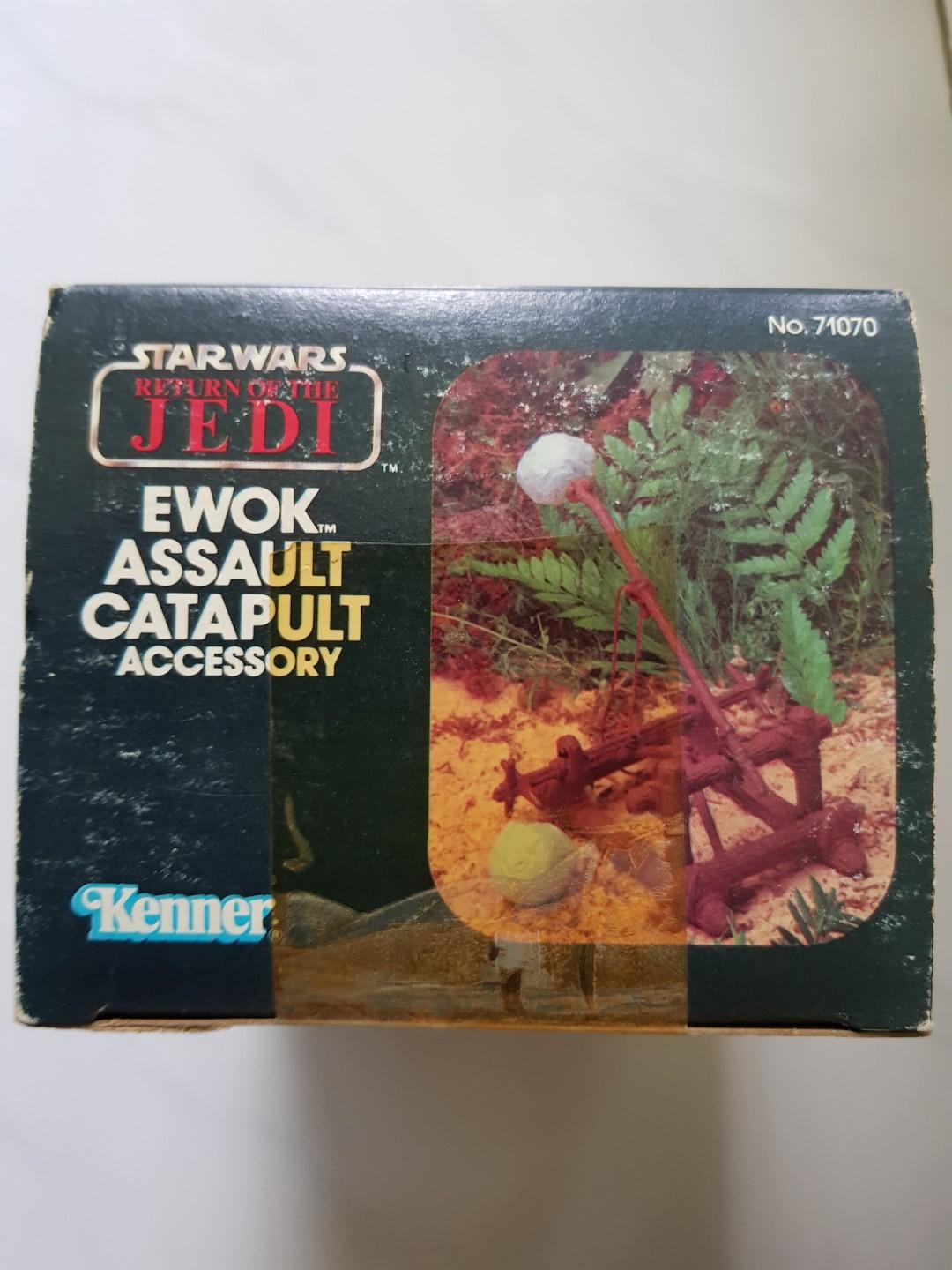 Vintage Star Wars ROTJ Ewok Assault Catapult boxed, Hobbies & Toys