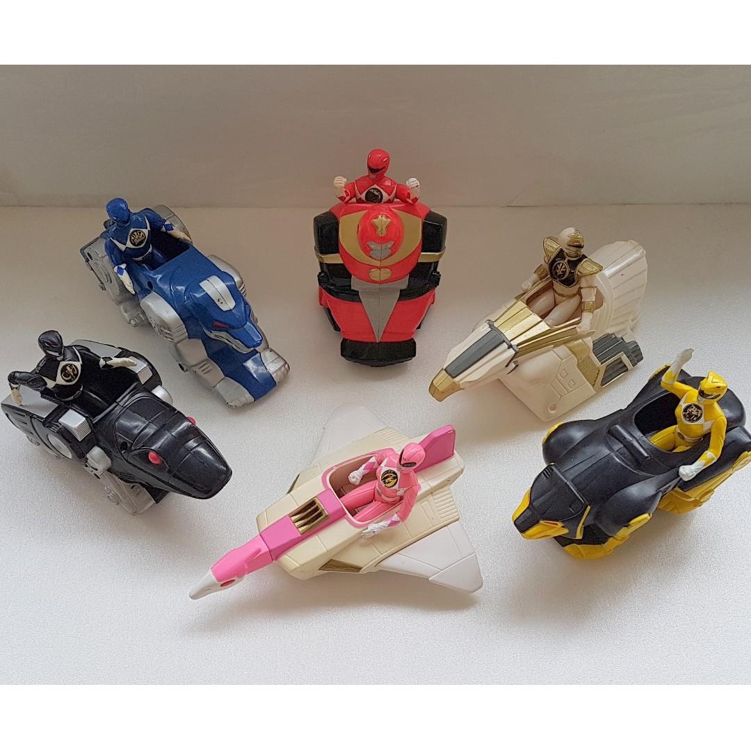 Vintage Toy Rare 1995 Power Rangers Collection Set Of 6 Action Figures Limited Edition Complete Set