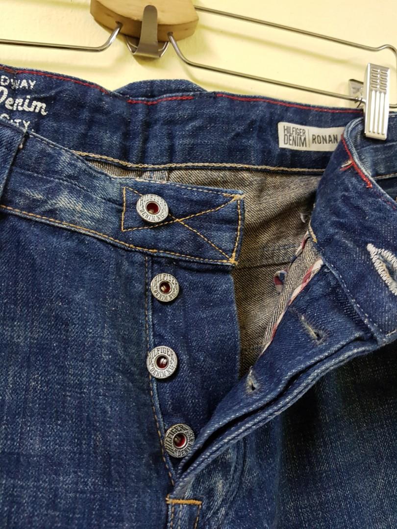 W32 Hilfiger Denim Ronan Regular. (Original), Men's Fashion, Jeans on