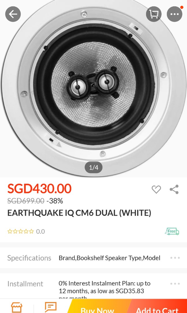 Wharfedale Ceiling Electronics Audio On Carousell