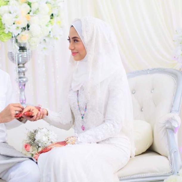 White Nikah Dress by Inderaloka Rent