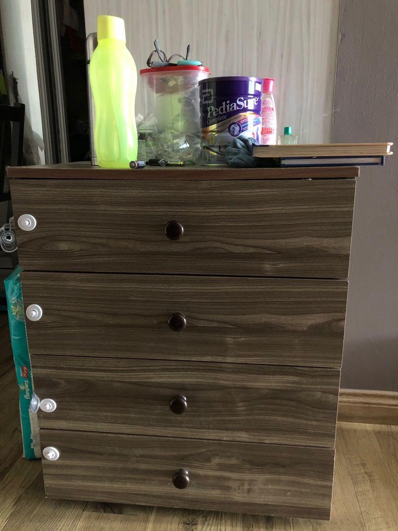Wooden Drawer Cabinet Home Furniture Furniture On Carousell